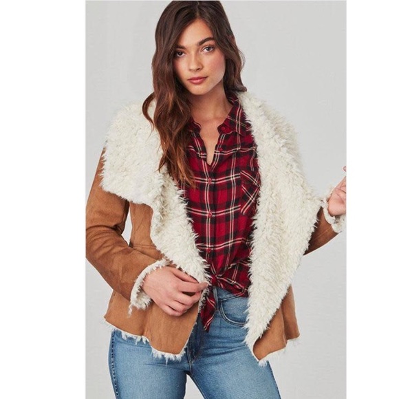 🛍SALE🛍 NWT BB Dakota Fawn Shearling Jacket - Picture 2 of 5